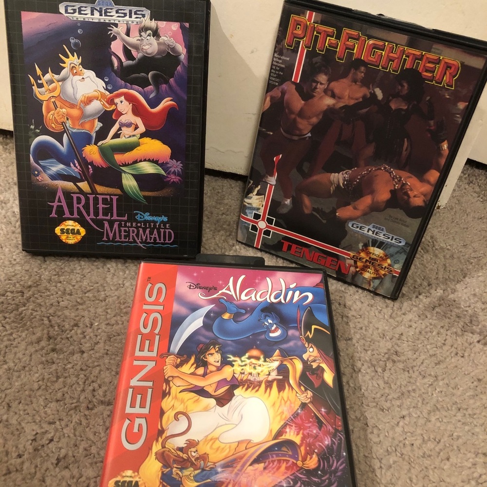 3 Sega Genesis Games